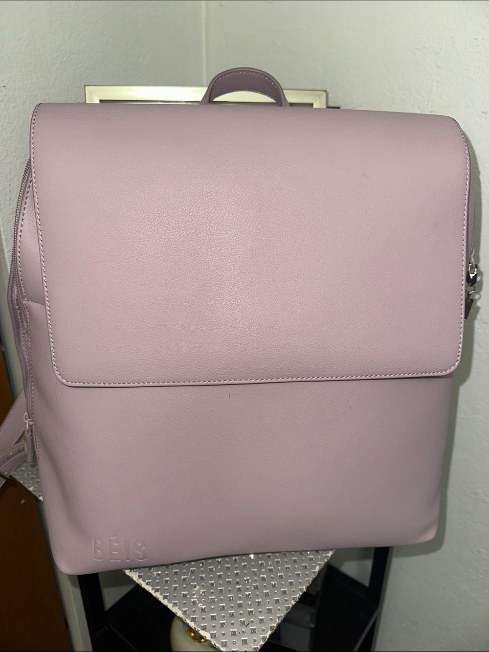 Beis Wicked Backpack in Wicked Pink LIKE NEW